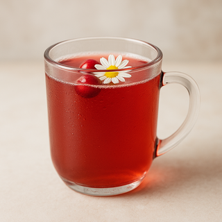 Warm Cranberry Chamomile Sipper