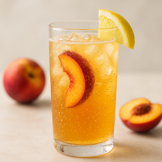 Sparkling Nectarine Soda recipe image